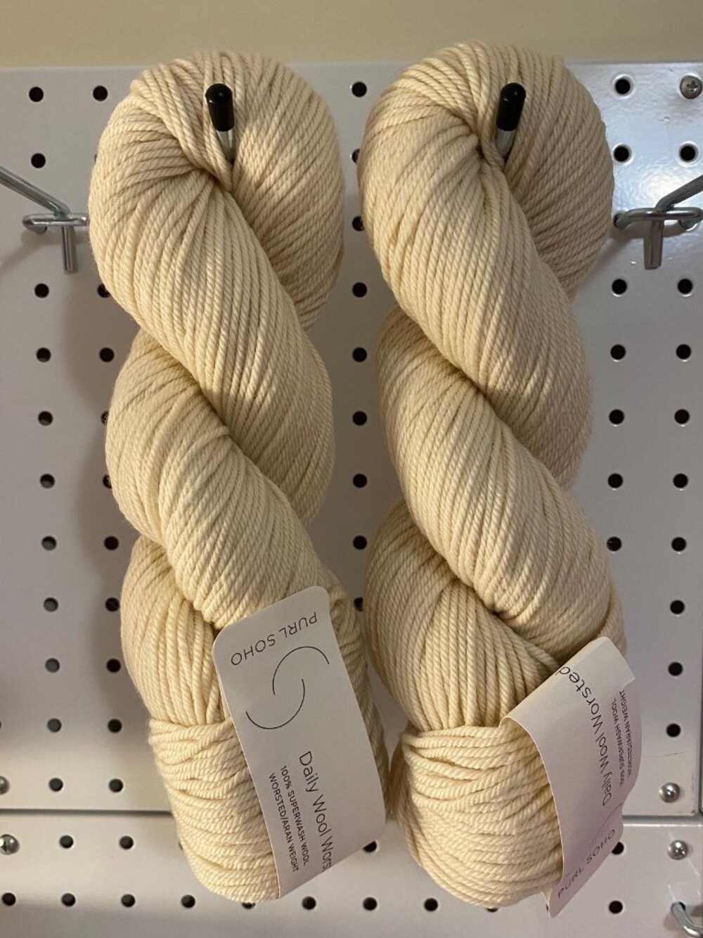 Purl Soho Daily Wool Worsted Yarn | 2 Skeins | Heirloom White